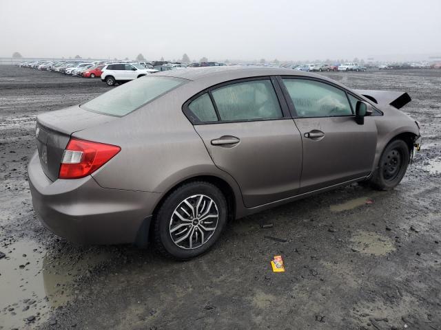 2HGFB2F55CH594556 - 2012 HONDA CIVIC LX GRAY photo 3