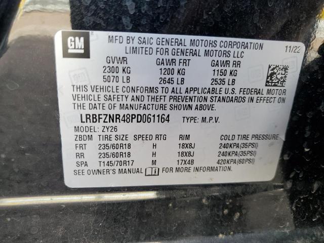 LRBFZNR48PD061164 - 2023 BUICK ENVISION ESSENCE BLACK photo 13