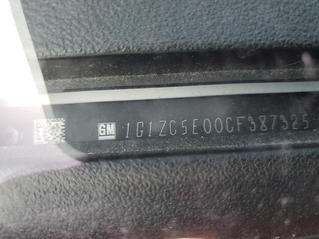 1G1ZC5E00CF387325 - 2012 CHEVROLET MALIBU 1LT 白色 照片 12