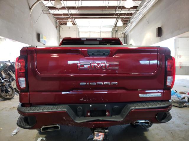 3GTU9CET8MG374479 - 2021 GMC SIERRA K1500 ELEVATION RED photo 6