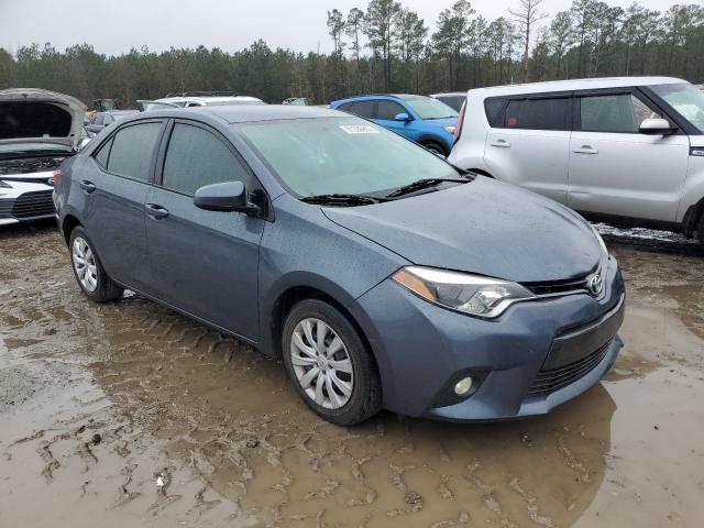 2T1BURHE3GC563173 - 2016 TOYOTA COROLLA L BLUE photo 4