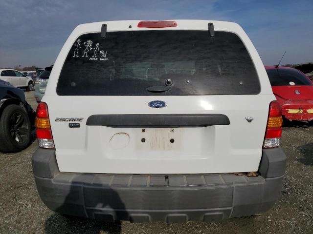 1FMYU03127KC05020 - 2007 FORD ESCAPE XLT WHITE photo 6