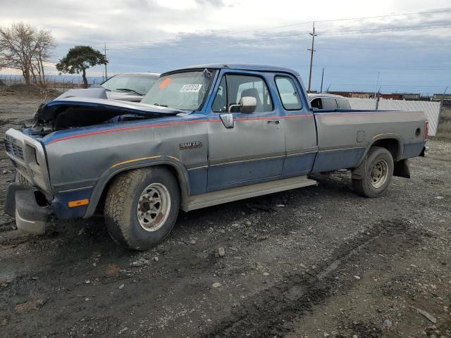 3B7KE23C2NM546475 - 1992 DODGE D-SERIES D200 BLUE photo 1