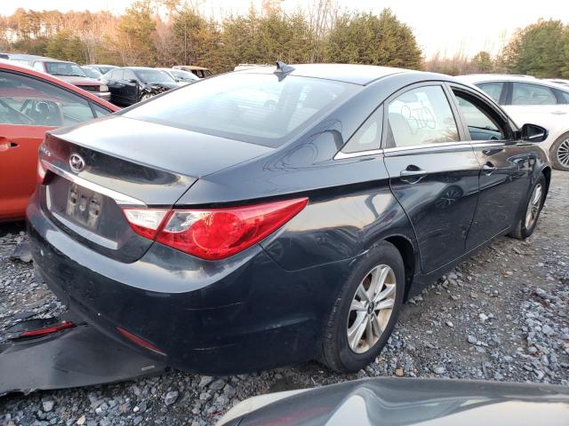 5NPEB4AC3CH372293 - 2012 HYUNDAI SONATA GLS CHARCOAL photo 3