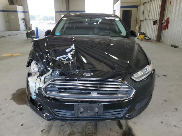 3FA6P0H79GR112755 - 2016 FORD FUSION SE BLACK photo 5