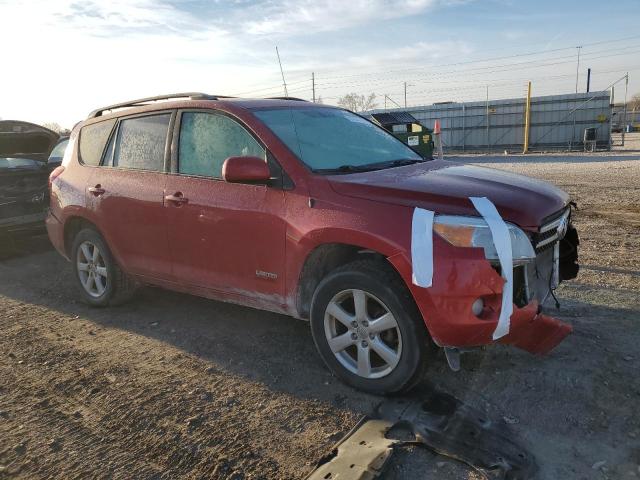 JTMBD31V285178001 - 2008 TOYOTA RAV4 LIMITED RED photo 4