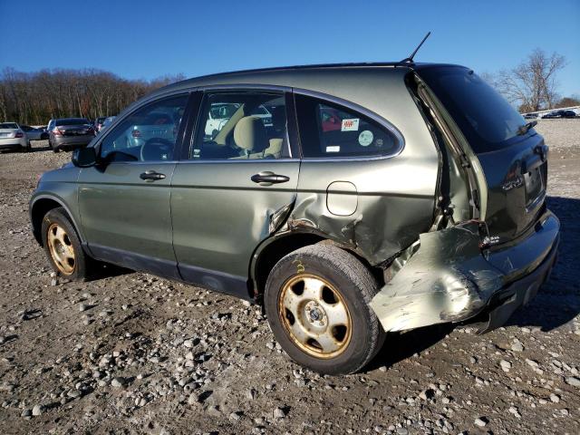 JHLRE48387C007773 - 2007 HONDA CR-V LX GREEN photo 2