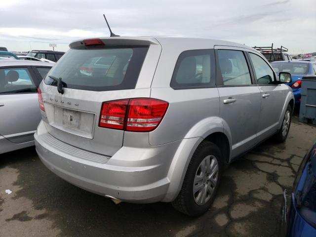 3C4PDCAB3ET150411 - 2014 DODGE JOURNEY SE SILVER photo 3