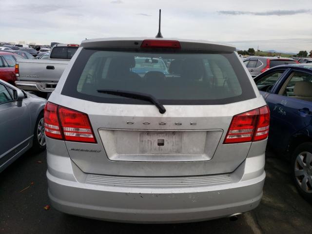 3C4PDCAB3ET150411 - 2014 DODGE JOURNEY SE SILVER photo 6