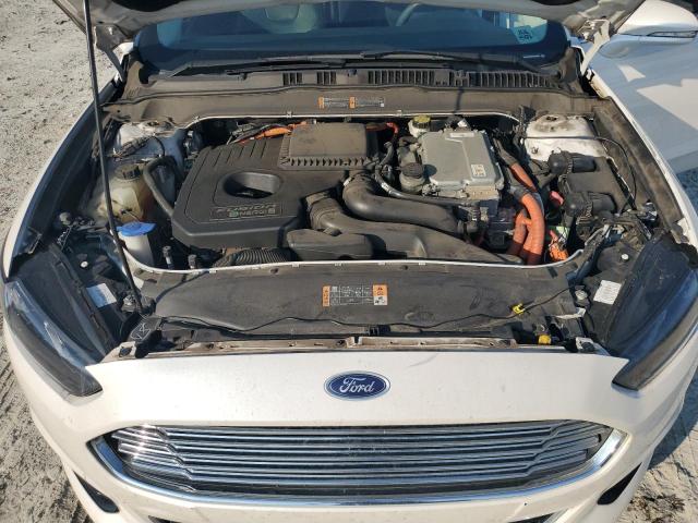 3FA6P0SU6ER230936 - 2014 FORD FUSION TITANIUM PHEV WHITE photo 11