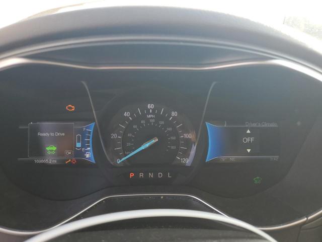 3FA6P0SU6ER230936 - 2014 FORD FUSION TITANIUM PHEV WHITE photo 9