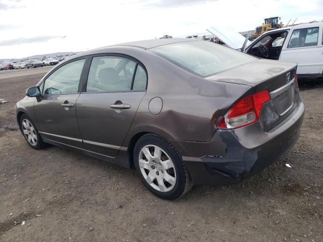 19XFA1F50AE069280 - 2010 HONDA CIVIC LX GRAY photo 2