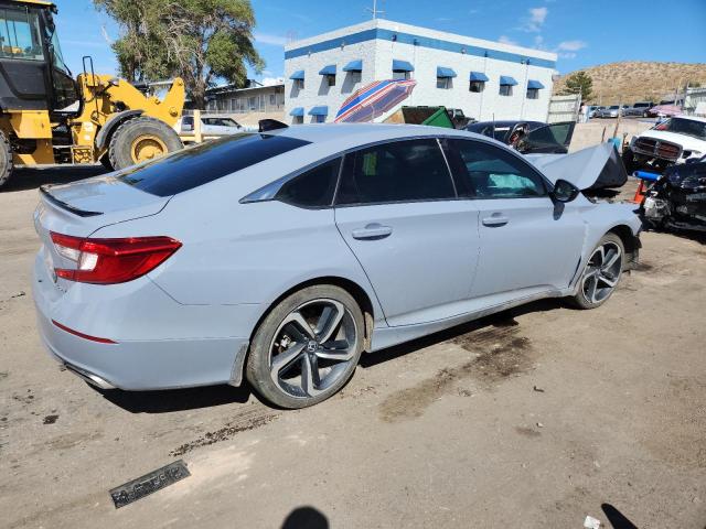 1HGCV1F38NA083816 - 2022 HONDA ACCORD SPORT ვერცხლისფერი ფოტო 3