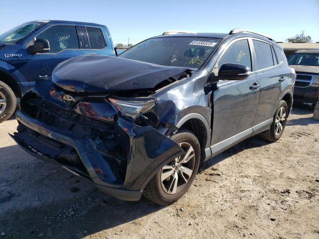 2T3WFREV5JW502985 - 2018 TOYOTA RAV4 ADVENTURE BLUE photo 1