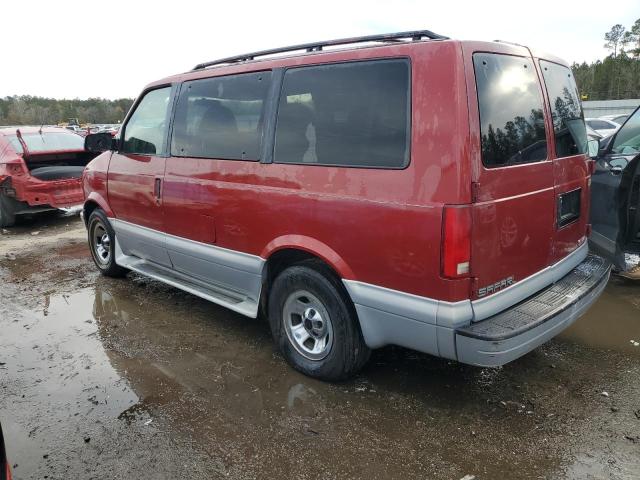 1GKDM19WXYB514526 - 2000 GMC SAFARI XT BURGUNDY photo 2