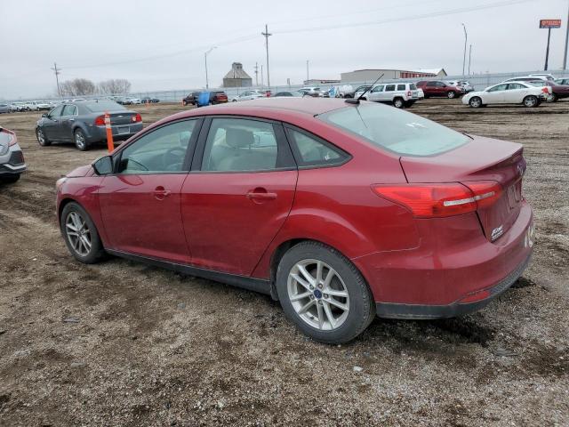 1FADP3F29HL219501 - 2017 FORD FOCUS SE RED photo 2