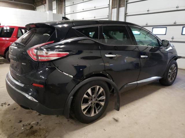 5N1AZ2MH4JN124293 - 2018 NISSAN MURANO S BLACK photo 3