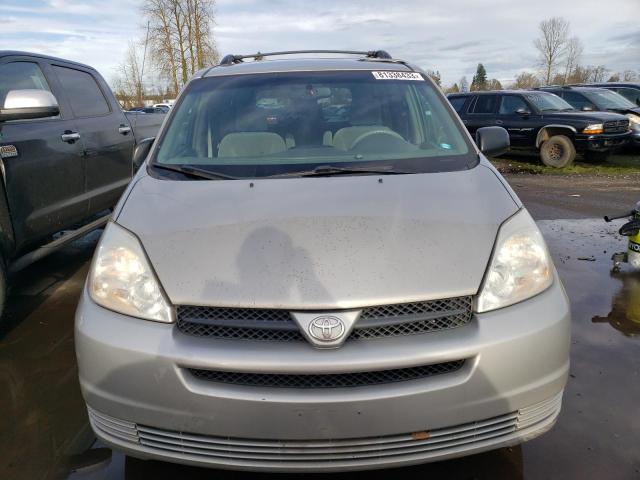 5TDZA23C95S253313 - 2005 TOYOTA SIENNA CE SILVER photo 5