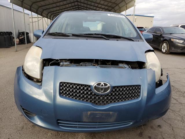 JTDJT923675113682 - 2007 TOYOTA YARIS BLUE photo 5