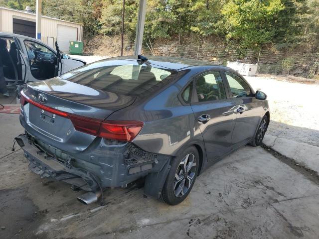 3KPF24AD2ME352247 - 2021 KIA FORTE FE ნაცრისფერი ფოტო 3