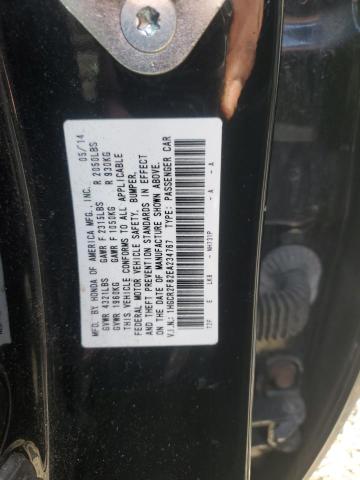 1HGCR2F82EA234767 - 2014 HONDA ACCORD EXL 黑色 照片 12