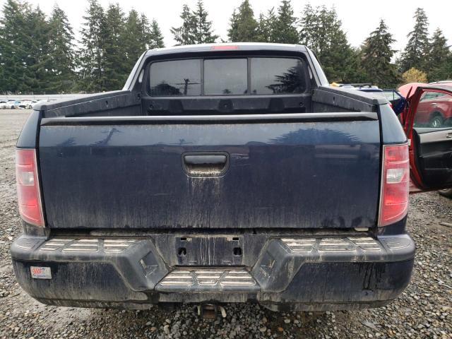 5FPYK1F20BB452246 - 2011 HONDA RIDGELINE RT BLUE photo 6