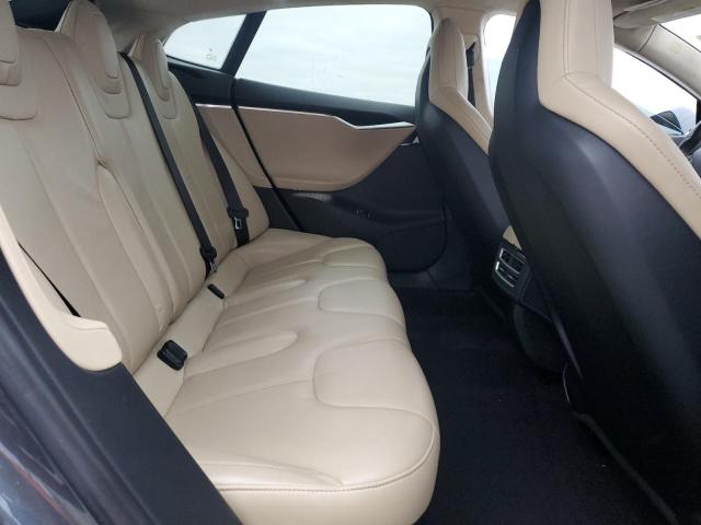 5YJSA1H10EFP52671 - 2014 TESLA MODEL S GRAY photo 10