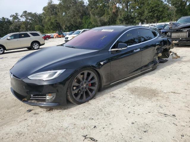 5YJSA1E48JF249656 - 2018 TESLA MODEL S Սև լուսանկար 1