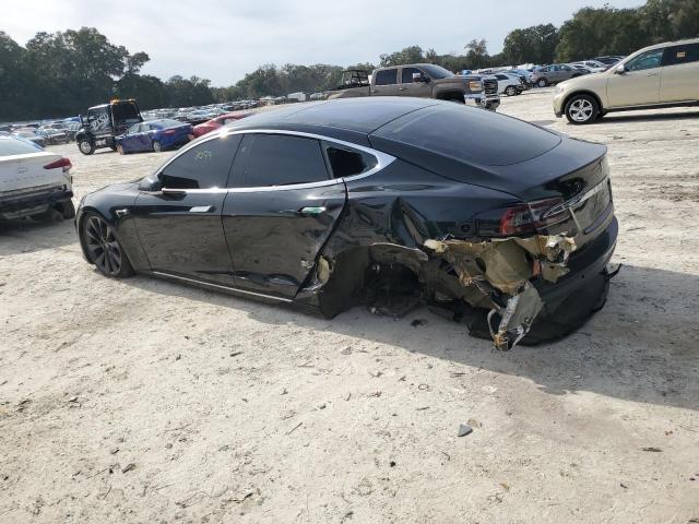 5YJSA1E48JF249656 - 2018 TESLA MODEL S Սև լուսանկար 2