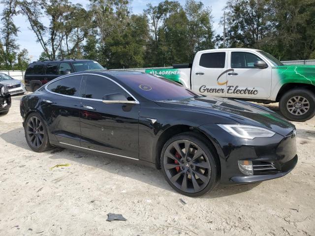 5YJSA1E48JF249656 - 2018 TESLA MODEL S Սև լուսանկար 4