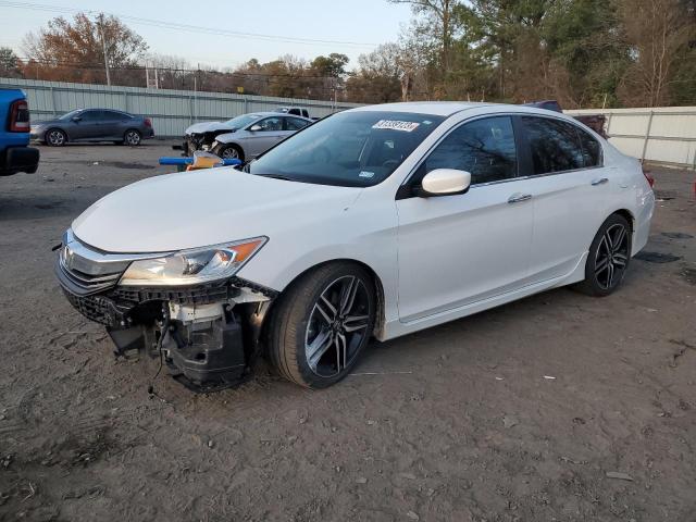 1HGCR2F59HA052011 - 2017 HONDA ACCORD SPORT WHITE photo 1