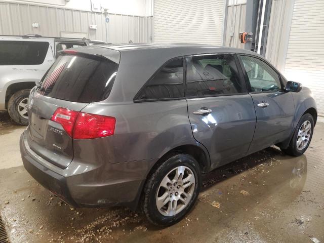 2HNYD28347H546642 - 2007 ACURA MDX TECHNOLOGY GRAY photo 3