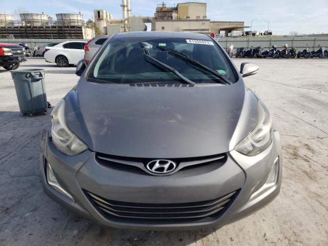 5NPDH4AEXEH484636 - 2014 HYUNDAI ELANTRA SE GRAY photo 5