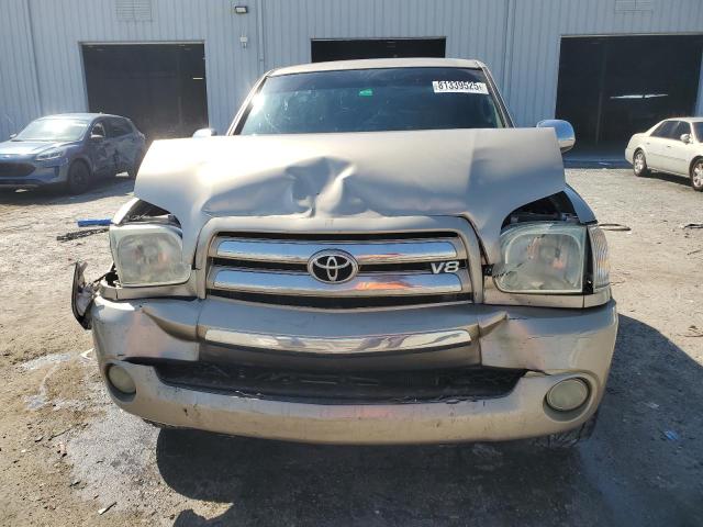 5TBET34106S527164 - 2006 TOYOTA TUNDRA DOUBLE CAB SR5 TAN photo 5