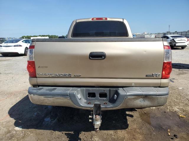 5TBET34106S527164 - 2006 TOYOTA TUNDRA DOUBLE CAB SR5 TAN photo 6