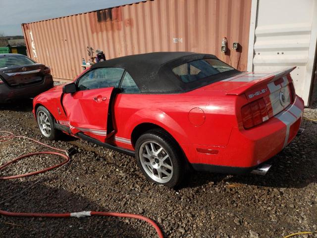 1ZVHT89S585118733 - 2008 FORD MUSTANG SHELBY GT500 RED photo 2