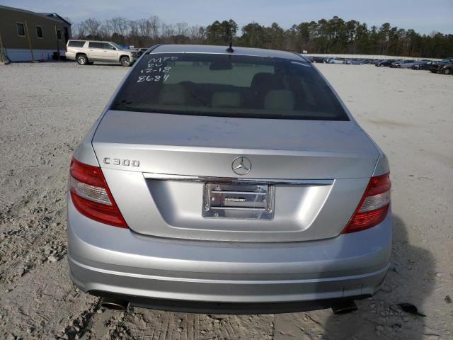 WDDGF5EB9AR118684 - 2010 MERCEDES-BENZ C 300 SILVER photo 6