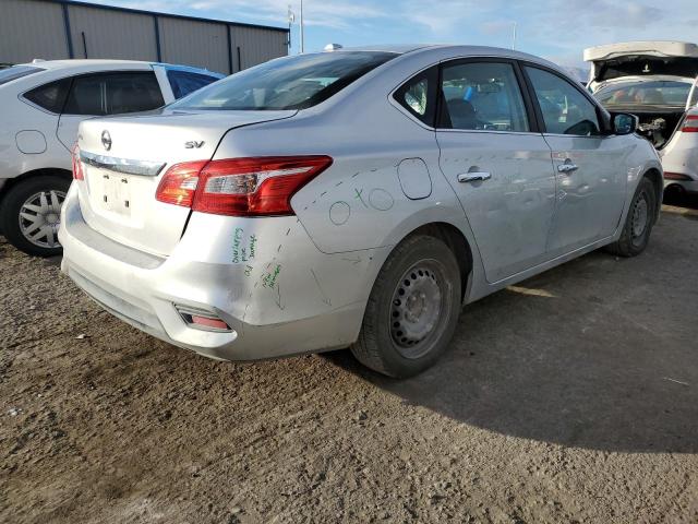 3N1AB7AP4HL686161 - 2017 NISSAN SENTRA S SILVER photo 3