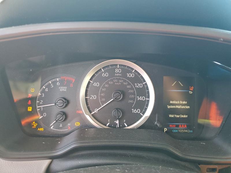 JTDEPRAE0LJ048855 - 2020 TOYOTA COROLLA LE GRAY photo 9