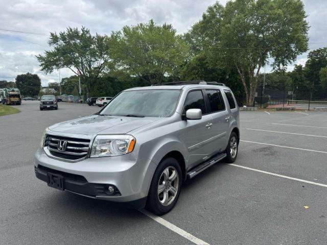 5FNYF4H54DB042140 - 2013 HONDA PILOT EXL ნაცრისფერი ფოტო 2