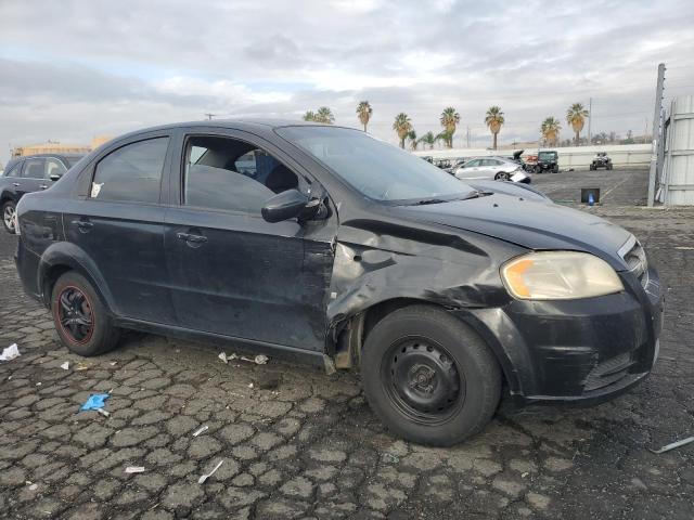 KL1TD56667B128162 - 2007 CHEVROLET AVEO BASE BLACK photo 4