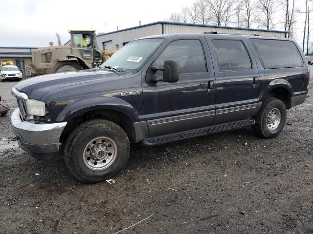 1FMNU41S61ED04273 - 2001 FORD EXCURSION XLT BLUE photo 1