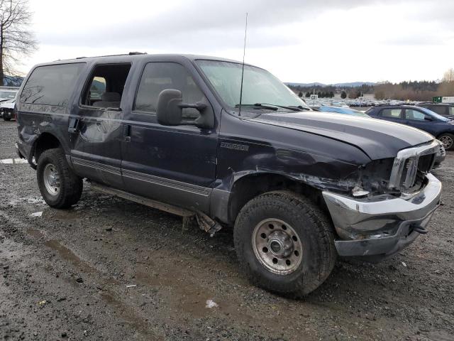 1FMNU41S61ED04273 - 2001 FORD EXCURSION XLT BLUE photo 4