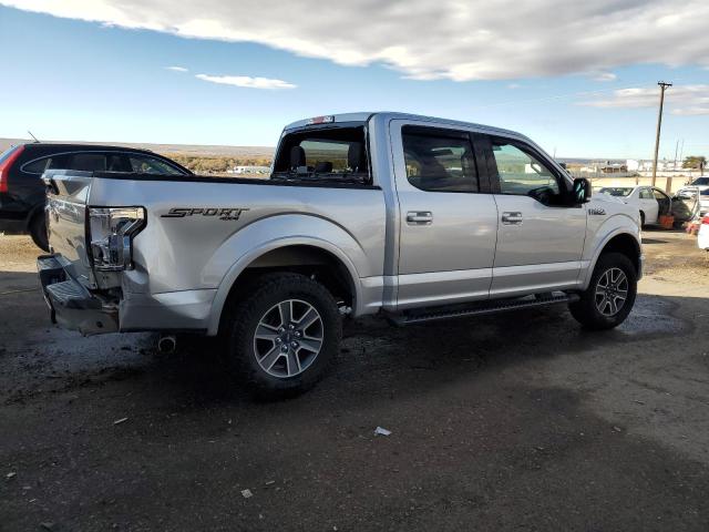 1FTEW1EF2GKD93909 - 2016 FORD F150 SUPERCREW SILVER photo 3