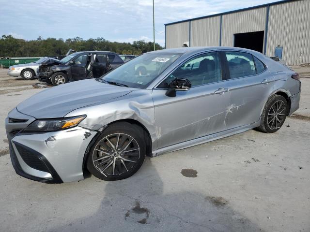 4T1G11AK1PU768408 - 2023 TOYOTA CAMRY SE NIGHT SHADE SILVER photo 1