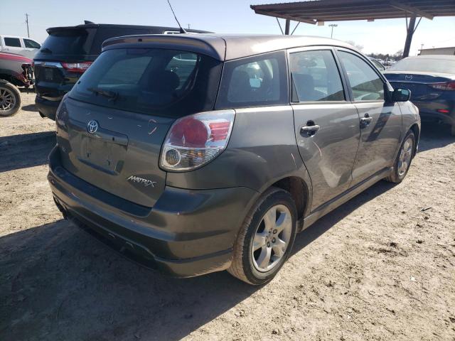 2T1KR32E28C693373 - 2008 TOYOTA COROLLA MA XR GRAY photo 3