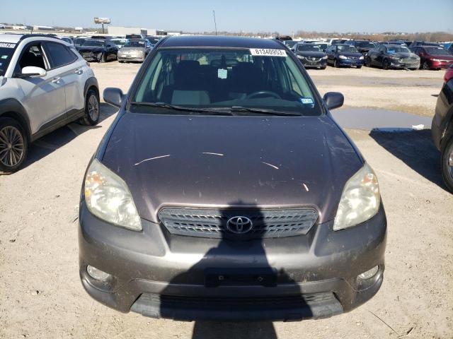 2T1KR32E28C693373 - 2008 TOYOTA COROLLA MA XR GRAY photo 5