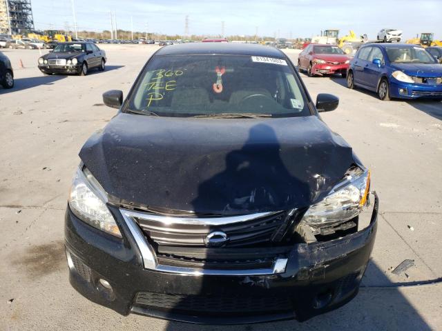 3N1AB7AP1DL563055 - 2013 NISSAN SENTRA S BLACK photo 5