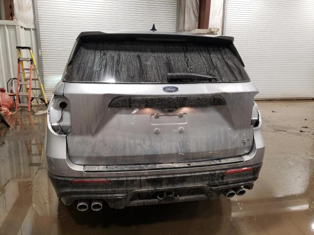 1FM5K8GC0NGA41639 - 2022 FORD EXPLORER ST SILVER photo 6