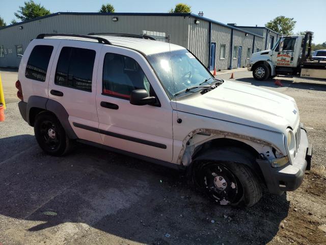 1J4GL48K56W255634 - 2006 JEEP LIBERTY SPORT Ақ фото 4